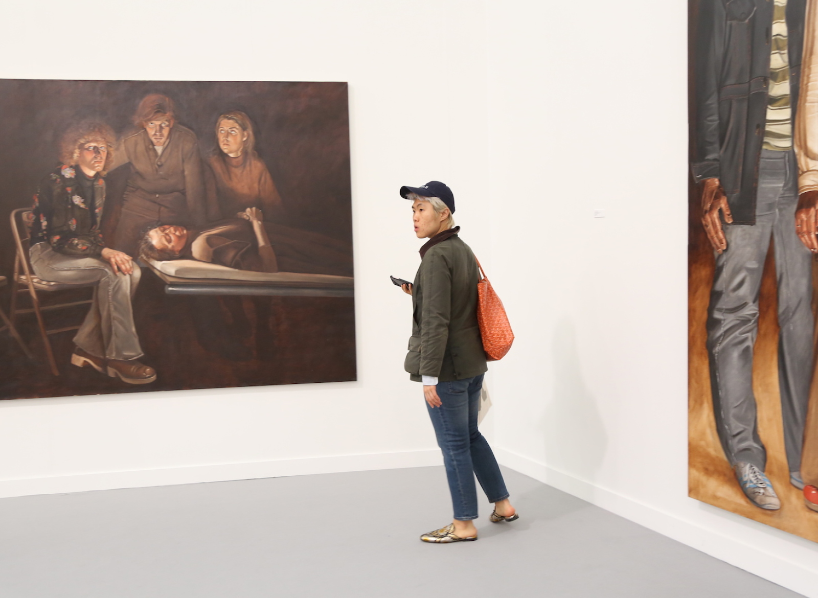 Olimpia Dior And Lily Baldwin At Frieze