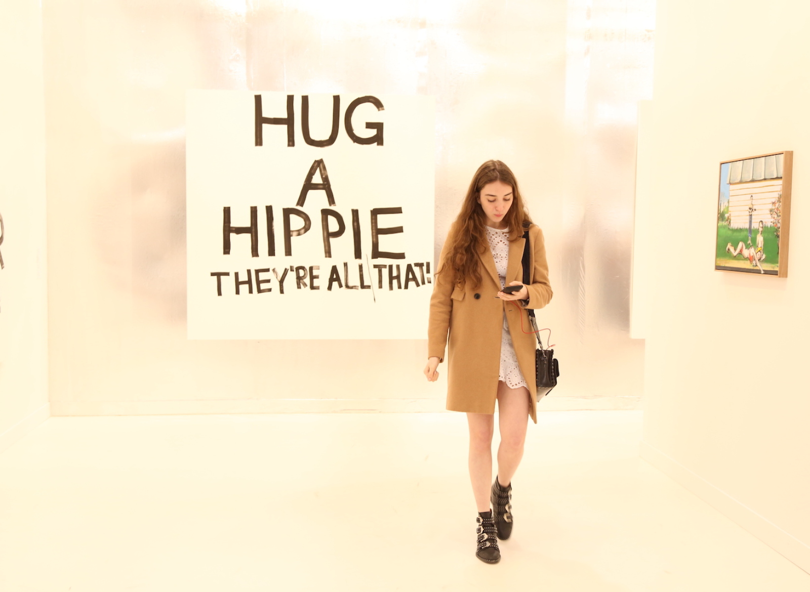 Olimpia Dior And Lily Baldwin At Frieze
